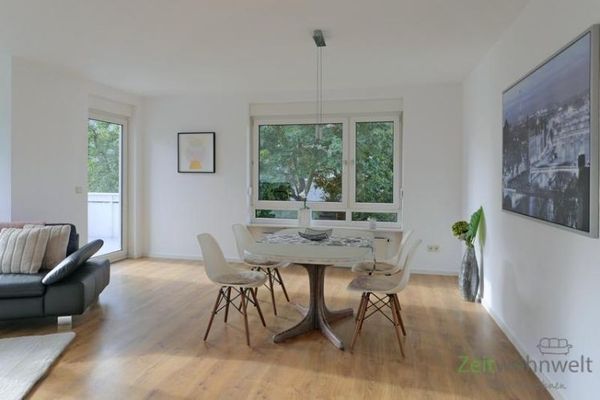 (EF1075_M) Kassel-Stadt: Bad Wilhelmshöhe, neu möblierte 3-Zimmer-Wohnung in phantastischer Wohnlage, Balkon