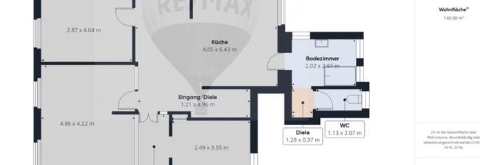 Dillingen-Saar: Charmante Altbauwohnung mit 141 m², 5 Zimmern, offener Küche und hohen Decken