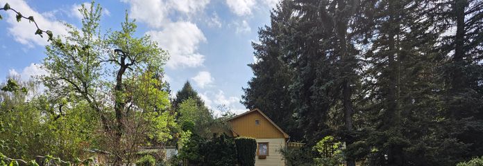 Terrain à bâtir exclusif « dent creuse » à Chemnitz Fürth à vendre – Blick von der Straße