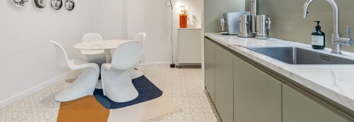 Küche mit Essbereich