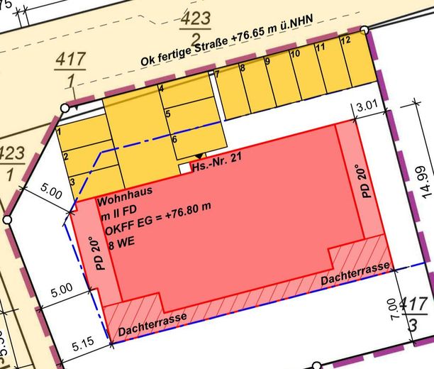 3-room new-build ground-floor apartment in Bissendorf - Wissingen | Terrace | 100 m² | Near Osnabrück – Lageplan 