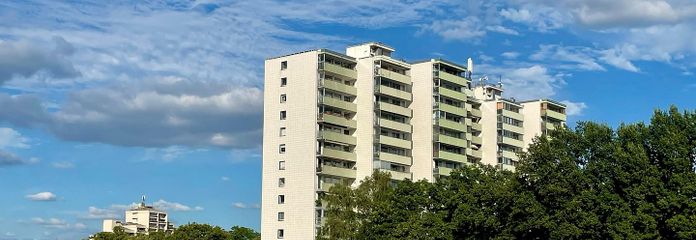 Blick auf das Wohnhaus
