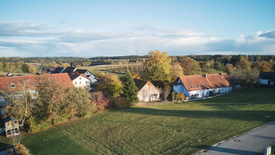 Blick zu Hopfenfelder 
