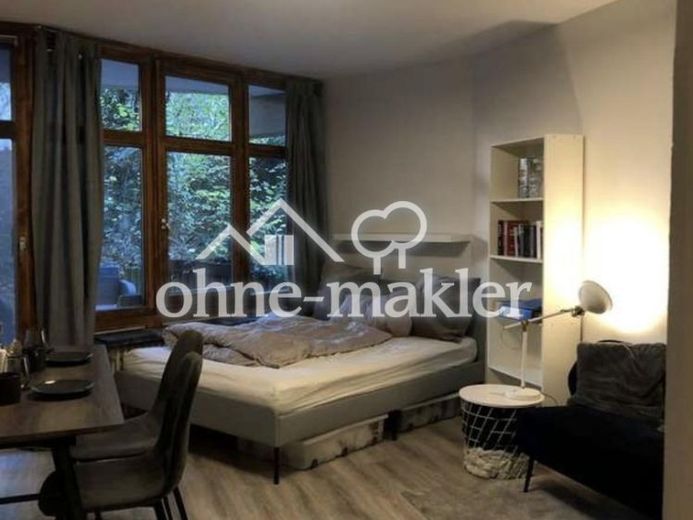 Appartement calme d’une pièce avec terrasse orientée au sud et jardin privatif à Schwabing-West – sans commission – Photo 1