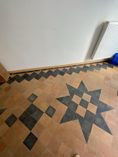 Alter Steinboden Treppenhaus 1