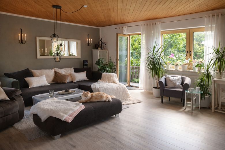 Wohnzimmer 1.OG - Balkonblick