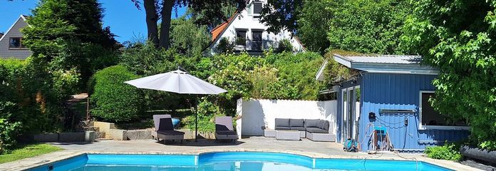 Gartenansicht Richtung Haus