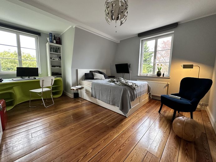 Villa mit Gutshauscharakter auf 3500m²-unverbaubarer Seeblick in Kieler Stadtrandlage – Schlafzimmer 2, 1.OG