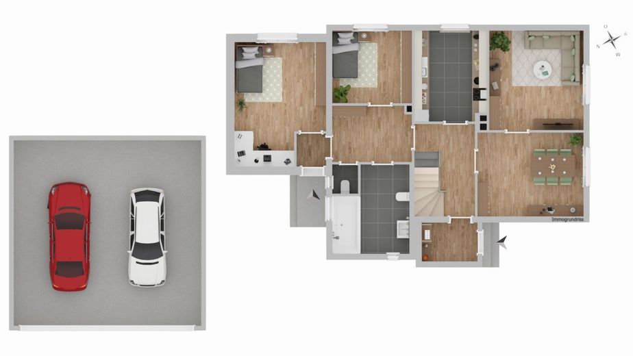 Einfamilienhaus in Rellingen - vor den Toren Hamburgs – Grundriss EG