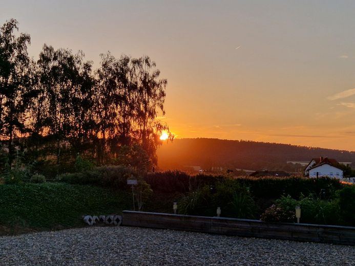 Sonnenuntergang von Terasse