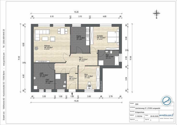 Casa unifamiliare, bungalow 2019 in condizioni pari al nuovo in bella posizione – Foto 18