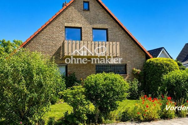 Sans commission – sans agent immobilier | Un espace modulable avec jardin idyllique à 5 km de la mer