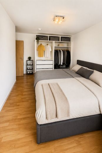 Lichtdurchflutete 107m 4-Zimmerwohnung – Schlafzimmer 1