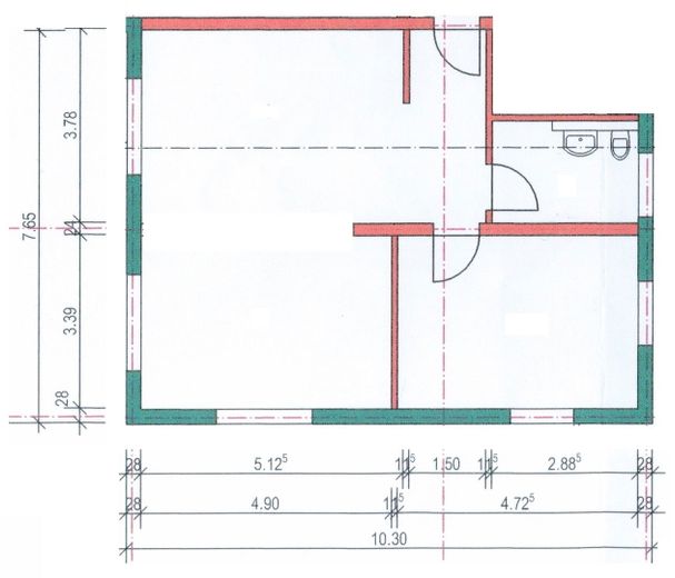 Grundriss Büro