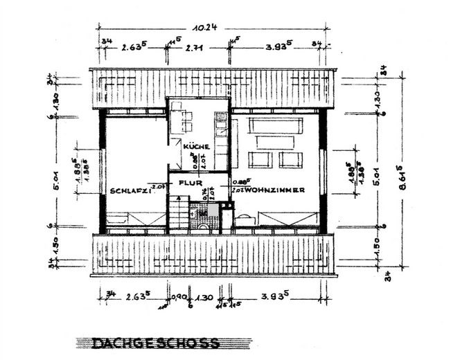 Grundriss Dachgeschoss
