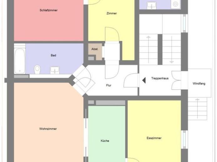 Große Wohnung am Rande der Stadt! – Foto 1