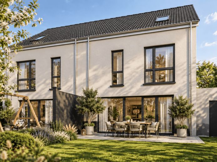 KAARST-HOLZBÜTTGEN ... FELDRANDLAGE ... 2 EXKLUSIVE DOPPELHAUSHÄLFTEN – Foto 1