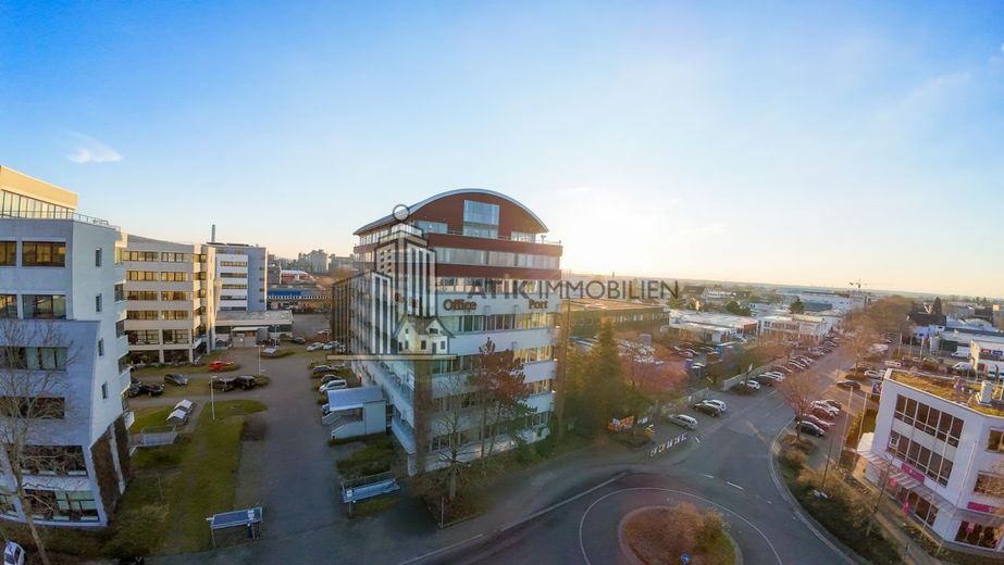 ATIK: Flexible Büroflächen in zentraler Lage mit exzellenter Verkehrsanbindung - provisionsfrei – Drohnenaufnahme