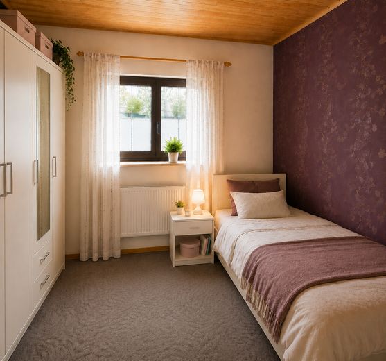 من المالك الخاص! منزل عائلي منفصل مع شقة ملحقة في موقع هادئ – Schlafzimmer 2 / Büro