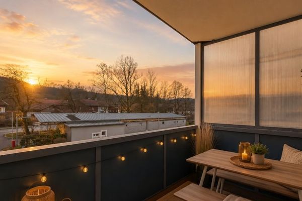 Wohnen, wo andere Urlaub machen – hochwertig renovierte 3-Zimmer-Wohnung nahe Schliersee