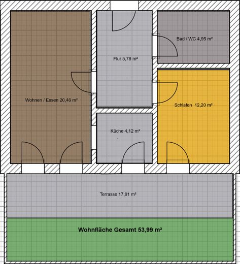 geänderter Grundriss