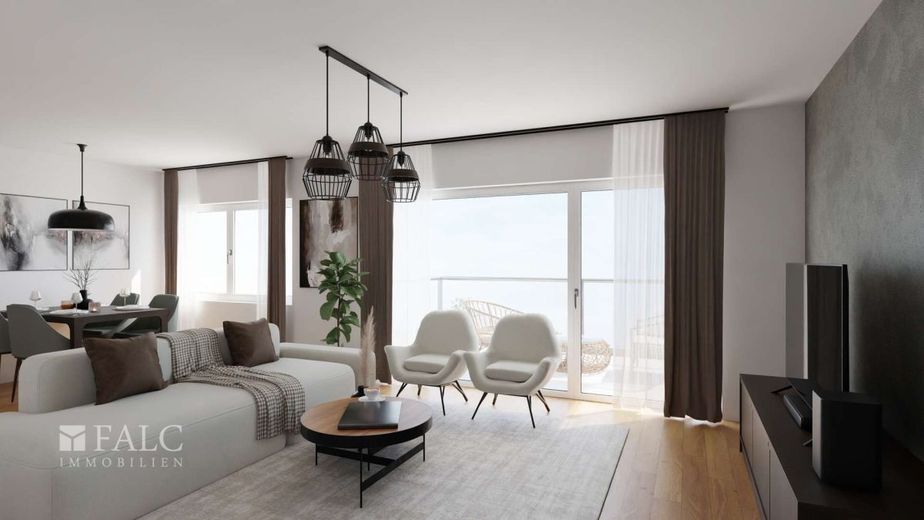 Raum für Familien. Stil für Generationen - 4-Zimmer mit Substanz – Wohnzimmer