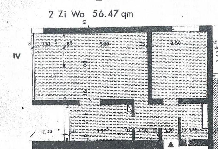 56,47m² Wohnung mit 2 Zimmer und Schome #Balkon,  #EBK, – Foto 8