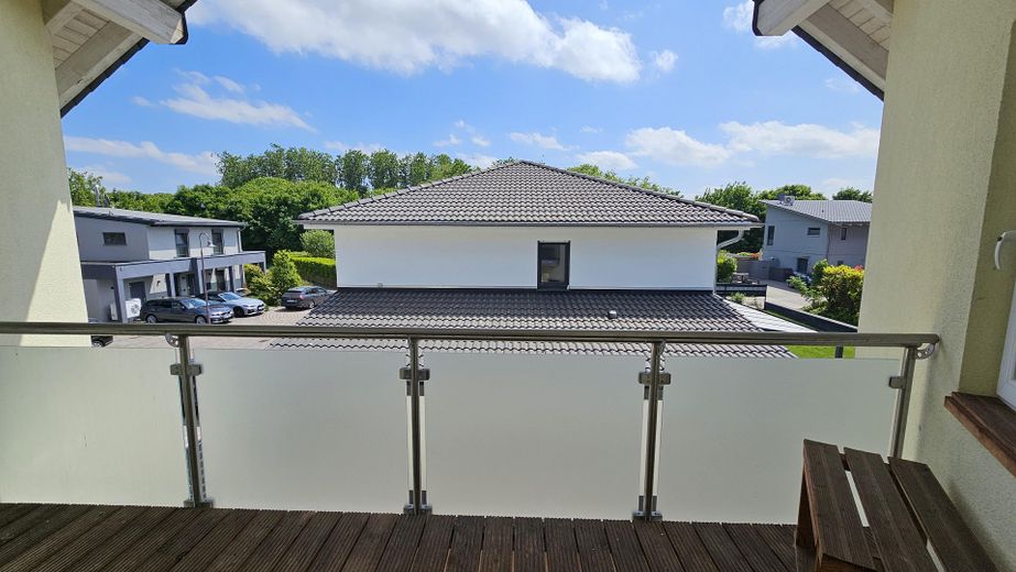 Blick vom Balkon
