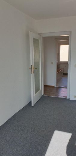 Blick von in der Wohnung