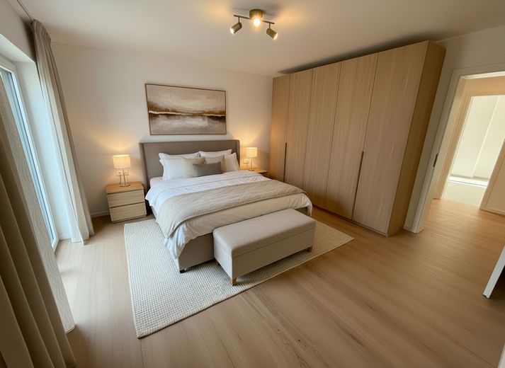 Schlafzimmer 1 möbliert