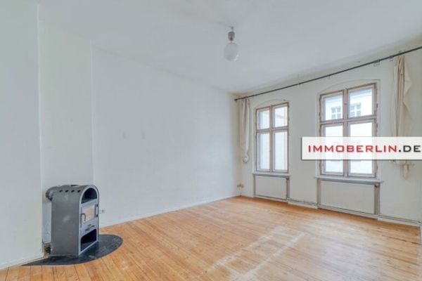 IMMOBERLIN.DE - Przyjemne mieszkanie w kamienicy w poszukiwanej lokalizacji przy Maybachufer