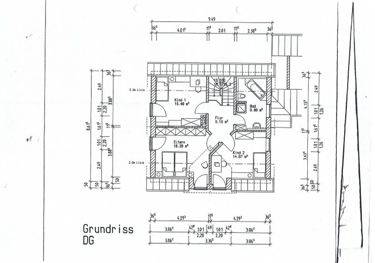 1-gezinshuis in 93333 Neustadt/Do (bj 2003), 120m² woonoppervlakte, 532m² grond en dubbele garage – Grundriss DG