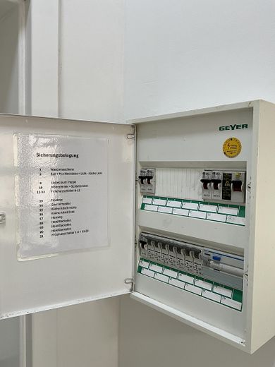 Schöne 2-Raumwohnung zentr. Lage in Bad Lauchstädt – Sicherungskasten