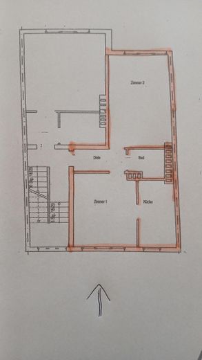 Aufteilung Wohnung 2.OG/ 3.OG