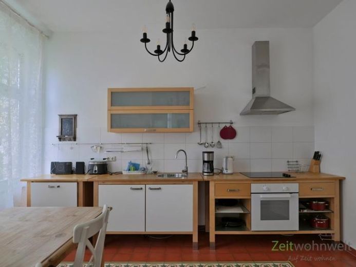 (EF1148_M) Dresde: Blasewitz, apartamento amueblado en planta baja elevada con cocina-salón y balcón, plaza de aparcamiento – Foto 1