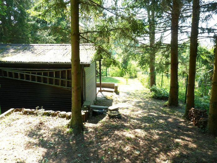 Gartenhaus Rückseite