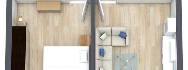 Gepflegt, nachhaltig modern / beste Lage / Wohnqualität / Vermietbarkeit & Wertentwicklungspotenzial – Grundriss 3 Zimmer