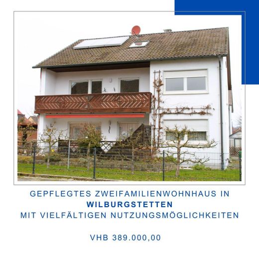 Gepflegtes Zweifamilienwohnhaus in Wilburgstetten mit vielfältigen Nutzungsmöglichkeiten – Titelbild