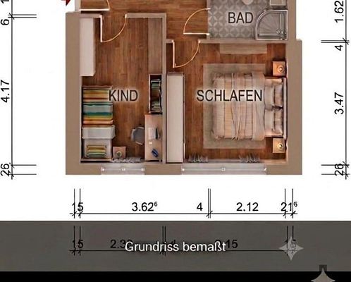 3 Zimmerwohnung, Erstbezug nach Sanierung