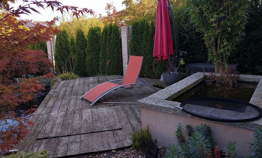 Garten 2.Terasse Schwimmteich