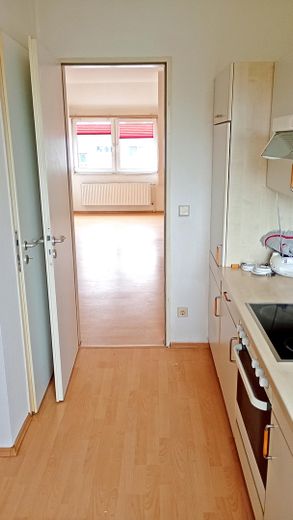 Blick von Küche in Zimmer 3