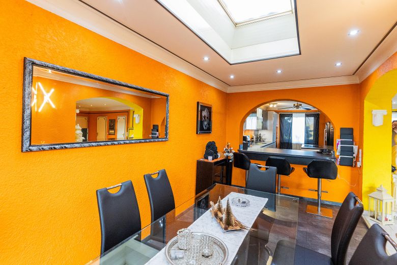 Esszimmer Blick in Küche