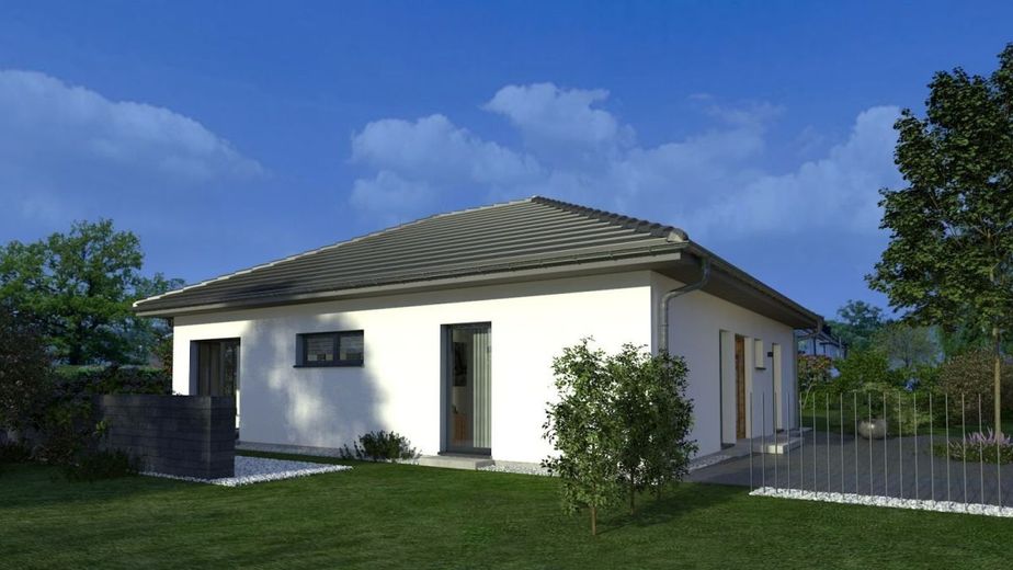 KLASSISCH - PRAKTISCH - BUNGALOW – Ansicht Garten