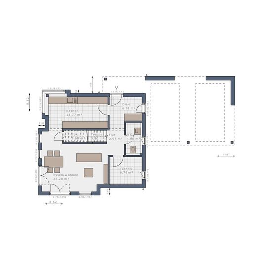 Kinderparadies - Ihr Zuhause – Grundriss Erdgeschoss