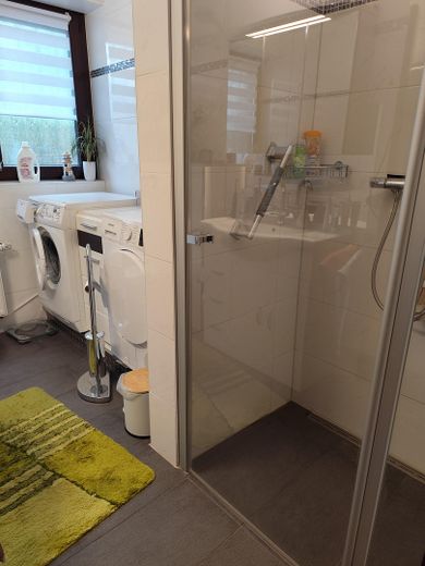 2-Familienhaus mit großem Garten – EG-Badezimmer-Dusche-Geräte