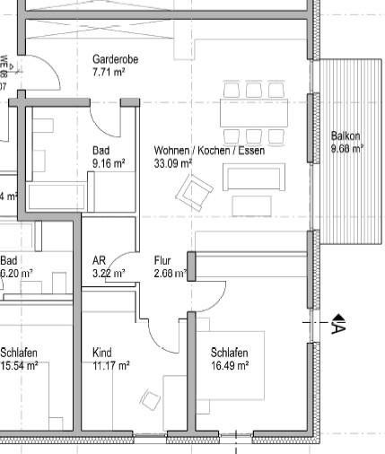 Moderne 3-Zimmer-Wohnung mit Einbauküche in zentraler Stadtlage – Foto 12