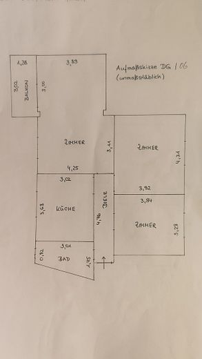 Appartamento in affitto 3 camere da letto 1 bagno DG – Foto 16