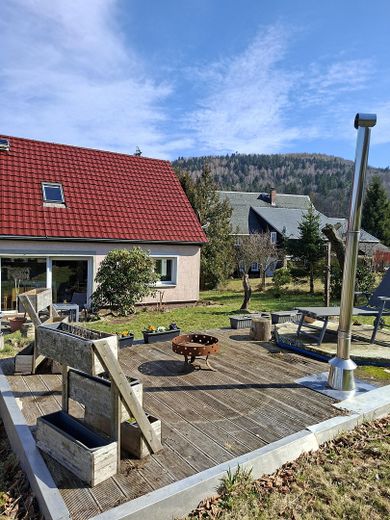 Garten hinterm Haus