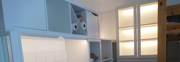 Möbliertes Apartment mit Terrasse und Tiefgaragenplatz – Küche