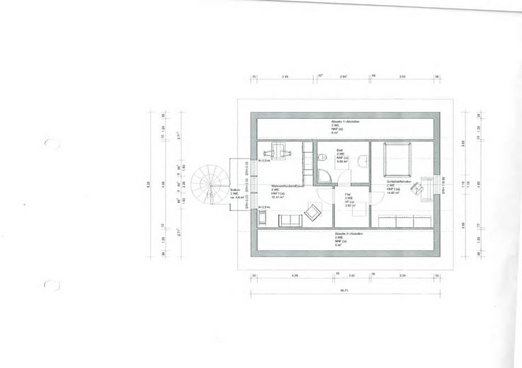 Casa d’architetto straordinaria con galleria e tecnologia energetica sostenibile in posizione soleggiata – Dachgeschoss